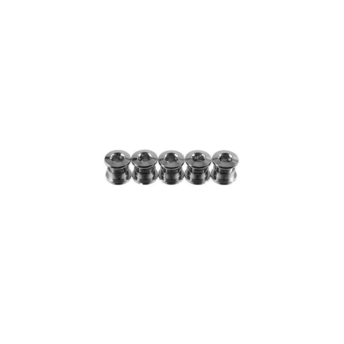 SD Cr-Mo Chainring Bolts, set of 5 Chrome